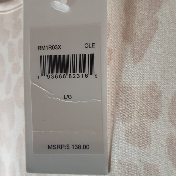 Splendid Animal Print Cream Romper One-Piece Short-Top Combo | NWT! Large - Picture 12 of 15